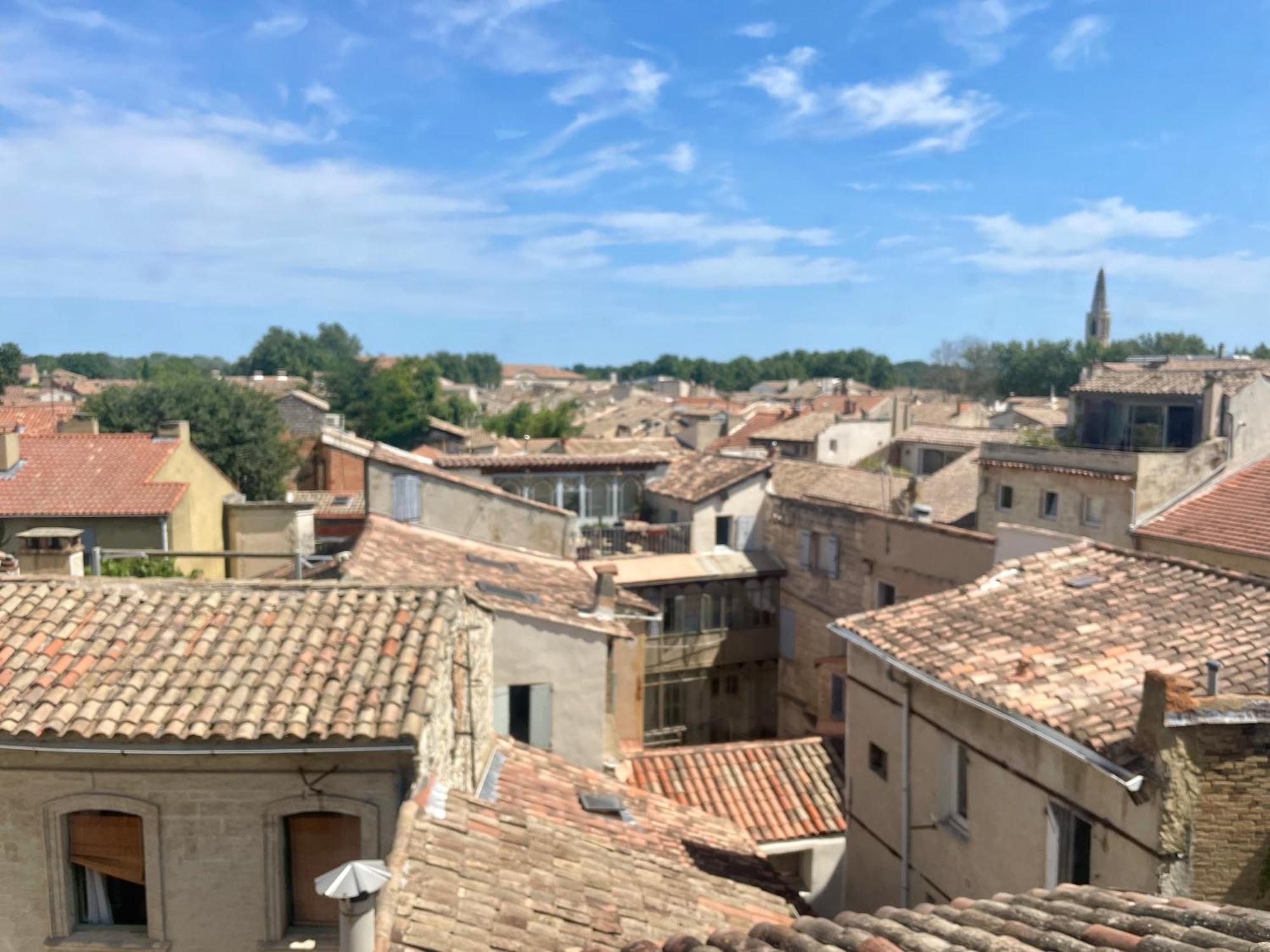 Le Toit D'Avignon - Intra-Muros - Terrasse Vue Palais Des Papes - Ideal Festival - Climatisation - Wifi Exterior photo